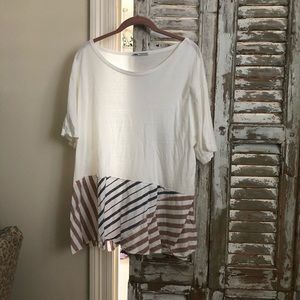 ZARA PEPLUM T-SHIRT